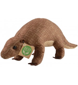 Плюшена играчка Rappa Еко приятели - Панголин, стоящ, 35 cm