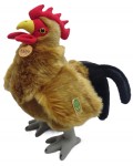 Плюшена играчка Rappa Еко приятели - Петел, 34 cm