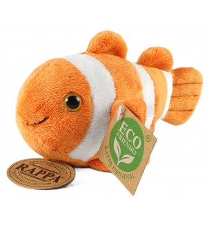 Плюшена играчка Rappa Еко приятели - Рибка Клоун, 14 cm