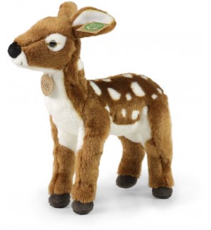 Плюшена играчка Rappa Еко приятели - Сърна, 30 cm