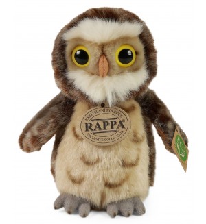 Плюшена играчка Rappa Еко приятели - Сова, 16 cm