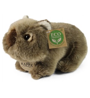 Плюшена играчка Rappa Еко приятели - Вомбат, 20 cm