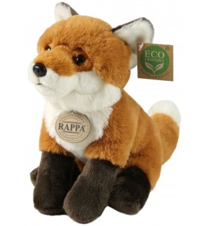 Плюшена играчка Rappa Soft Collection - Лисица, седяща, 23 cm