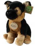 Плюшена играчка Rappa Soft Collection - Немска овчарка, седяща, 23 cm