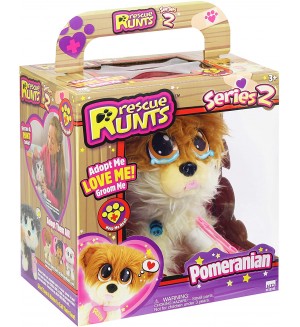 Плюшена играчка Rescue Runts Спаси мъничето - Померан