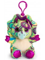 Плюшена играчка с клипс за раница Keel toys - Динозавър, 12 cm