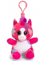 Плюшена играчка с клипс за раница Keel toys - Еднорог, розов, 12 cm Плюшена играчка с клипс за раница Keel toys - Еднорог, розов, 12 cm