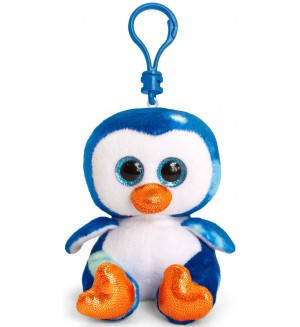 Плюшена играчка с клипс за раница Keel toys - Пингвин, 12 cm