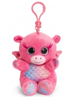 Плюшена играчка с клипс за раница Keel toys - Прасенце, 12 cm