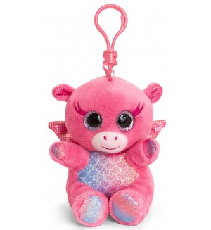 Плюшена играчка с клипс за раница Keel toys - Прасенце, 12 cm