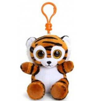 Плюшена играчка с клипс за раница Keel toys - Тигърче, 12 cm