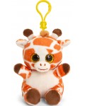 Плюшена играчка с клипс за раница Keel toys - Жираф, 12 cm