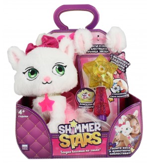 Плюшена играчка Shimmer Stars - Коте Желирано бонбонче, с аксесоари