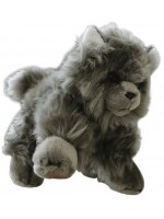 Плюшена играчка Silky - Персийска котка, сива, 23 cm