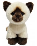 Плюшена играчка Silky - Сиамска котка, 18 cm