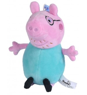 Плюшена играчка Simba - Peppa Pig, Татко Прасенце