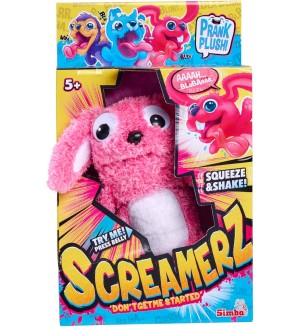 Плюшена играчка Simba Toys - ScreamerZ, Крещящ заек