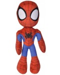 Плюшена играчка Simba Toys - Спайдърмен със светещи очи, 25 cm