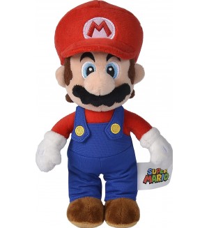 Плюшена играчка Simba Toys Super Mario - Mario, 30 cm