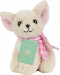 Плюшена играчка Studio Pets - Чихуахуа Пинки с куфарче, паспорт и стикери, 8 cm 