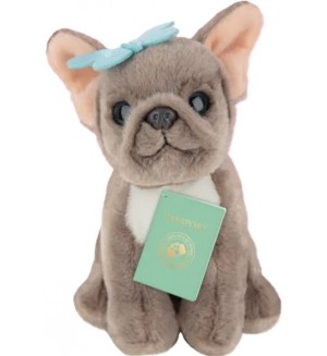 Плюшена играчка Studio Pets - Френски булдог Биби, 16 cm