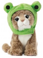 Плюшена играчка Studio Pets - Коте Мейн Кун с шапка, Принц, 23 cm