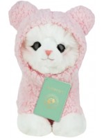 Плюшена играчка Studio Pets - Коте с блузка Мауси, 16 cm