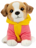 Плюшена играчка Studio Pets - Куче Джак Ръсел със суитшърт, Джаки, 23 cm