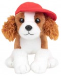 Плюшена играчка Studio Pets - Куче Кокер шпаньол с шапка, Пепър