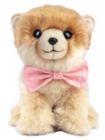 Плюшена играчка Studio Pets - Куче Померан с папионка, Помпон, 23 cm
