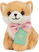 Плюшена играчка Studio Pets - Куче Помпон с куфарче, паспорт и стикери, 8 cm 