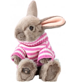 Плюшена играчка Studio Pets - Зайче с пуловер, Бъни