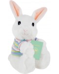 Плюшена играчка Studio Pets - Зайче с цветна блузка Бунбун, 16 cm 