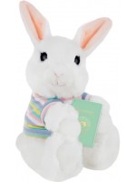 Плюшена играчка Studio Pets - Зайче с цветна блузка Бунбун, 16 cm 