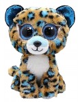Плюшена играчка TY Toys Beanie Boos - Леопард Cobalt, 15 cm