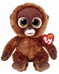 Плюшена играчка TY Toys Beanie Boos - Маймунка Chessie, кафява, 15 cm