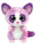 Плюшена играчка TY Toys - Бебе галаго Becca, розово, 15 cm