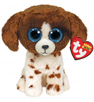 Плюшена играчка TY Toys - Кученце Muddles, 15 cm