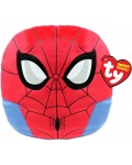 Плюшена играчка TY Toys Squish a Boos - Marvel Spiderman, 22 cm