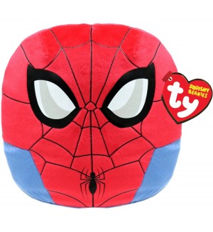 Плюшена играчка TY Toys Squish a Boos - Marvel Spiderman, 22 cm