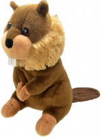 Плюшена играчка Wild Planet - Бобър, 28 cm