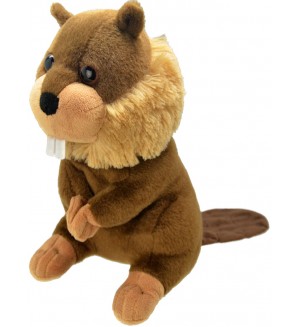 Плюшена играчка Wild Planet - Бобър, 28 cm