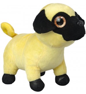 Плюшена играчка Wild Planet - Кученце мопс, 21 cm