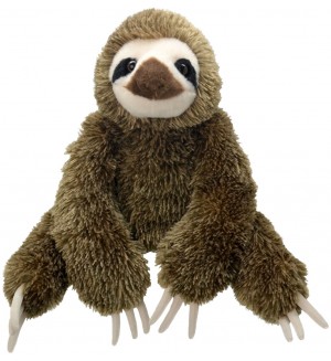 Плюшена играчка Wild Planet - Ленивец, 36 cm
