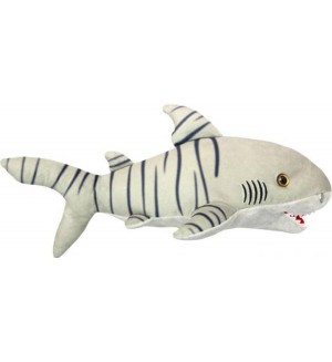 Плюшена играчка Wild Planet - Тигрова акула, 40 cm  