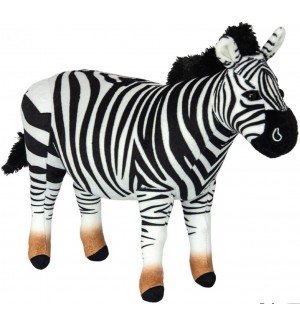 Плюшена играчка Wild Planet - Зебра, 29 cm