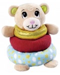 Плюшена играчка за нанизване Simba Toys ABC - Мече с рингове ABC