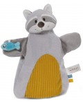 Плюшена играчка за ръка 2 в 1 NICI - Енот