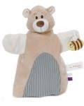 Плюшена играчка за ръка 2 в 1 NICI - Мече