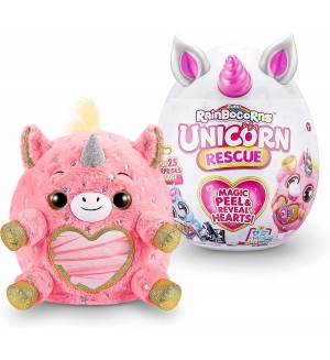 Плюшена играчка Zuru Rainbocorns - Еднорог с аксесоари, серия 4, асортимент